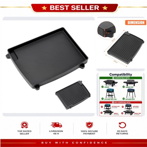 Plaque fonte barbecue - , enders