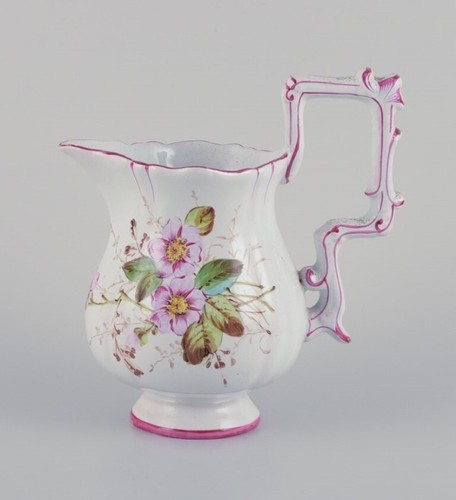 Pichet faïence avec motifs - faïence,