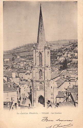 Carte postale ancienne tulle - ancienne,