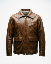 Veste Moto Vintage en Cuir
