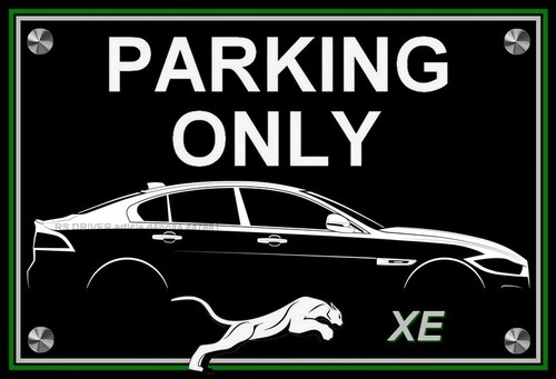Plaque parking only jaguar - parking,