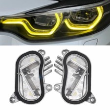 Module DRL LED Angel Eyes Jaune Pour BMW M3 M4 F80 F82 F32 F36 2018-2020 NEUF