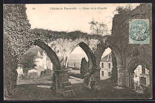 Cpa tancarville ruines la - cpa,