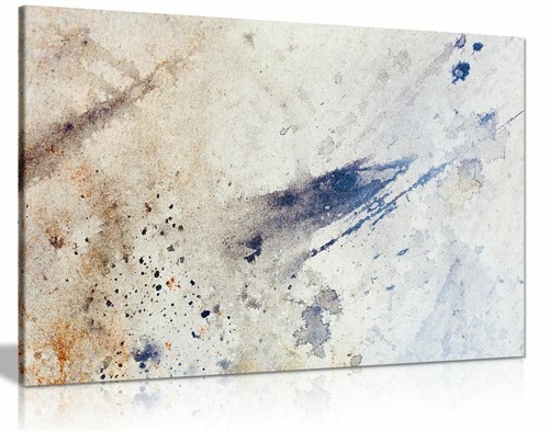 Art abstrait crème - , encre