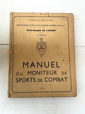 Manuel du moniteur de sports de combat de 1950