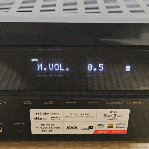 Avr x2800h 2ch receiver - 7.2ch,