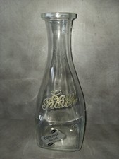 Superbe carafe d'eau de 1 litre + inscription eau fraiche en étain véritable