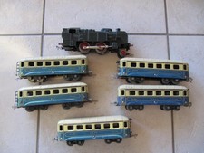   RAME JEP LOCOTENDER 120 + 5 WAGONS ECHELLE 0 NO HORNBY JLRCR  MARKLIN BING