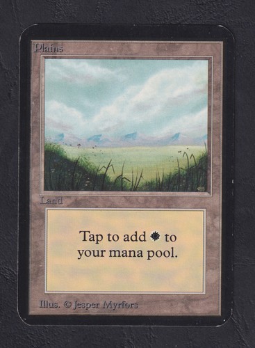 Magic mtg plains alpha - -,
