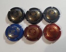 capsules de champagne PRESTIGE DES SACRES  N° 7/9a/9b/10/11/12  Coté  17