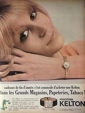 PUBLICITÉ 1966 MONTRES KELTON