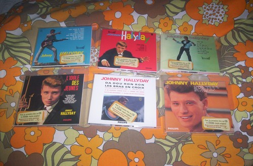 Johnny hallyday lot de 11 - hallyday,