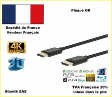 1,50m Câble Cordon HDMI Male Plaqué OR 3D Ethernet Full HD TV PS3/4 XBOX360 (N4)