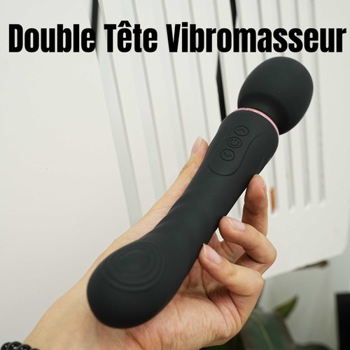 Vibromasseur double tête - double, anal