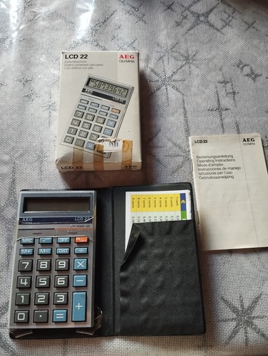 Calculatrice aeg olympia - calculatrice,
