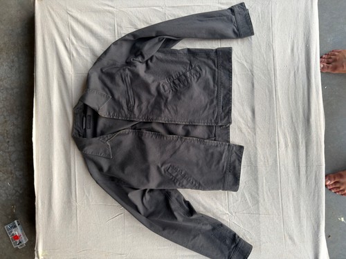 Uniqlo dark grey zip front