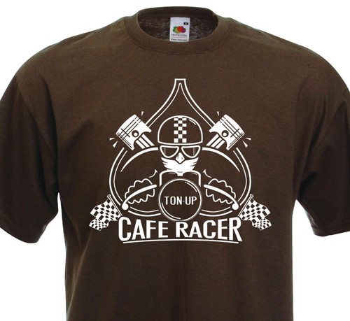 Tee shirt cafe - racer, ton