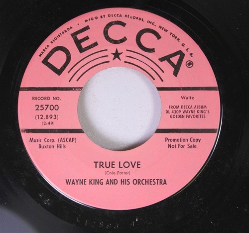 Jazz promo wayne king - jazz, and