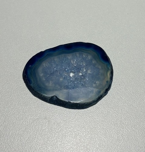 Pierre précieuse agathe bleue - pierre,