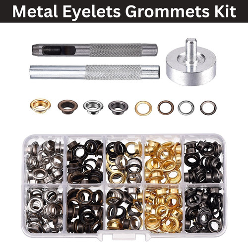Kit œillets métal avec outil - kit,