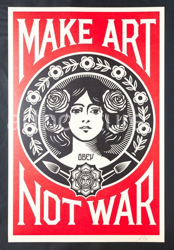 Shepard fairey obey make art - obey,