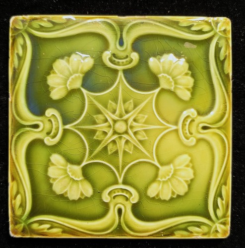 Carreau art nouveau ornement - carreau, nouveau,
