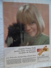 FRANCE GALL -PAGE DE PUB