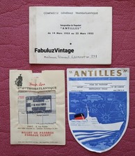 BILLET INAUGURATION PAQUEBOT