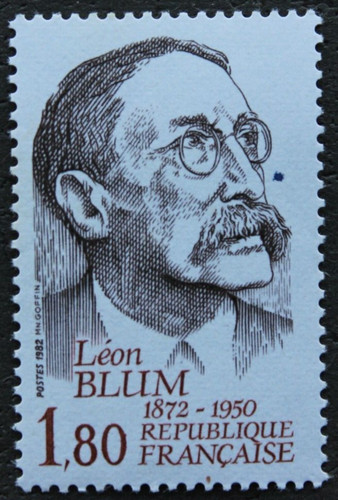 Timbre france léon blum - timbre,