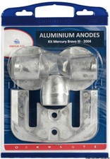 Anodes-Set pour Mercruiser Bravo III à Partir De Année 2004 Magnésium Süßswasser