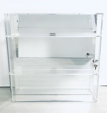Vitrine Acrylique D'Exposition Avec Porte Avant Avec Serrure VÉRIFIÉE