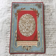 Carte Publicitaire Art Nouveau