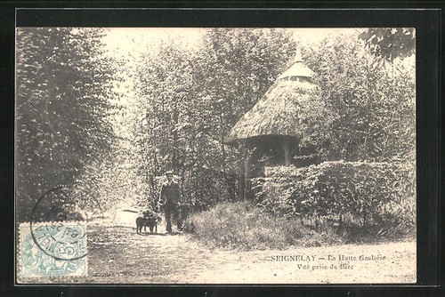 Cpa seignelay hutte - seignelay,,