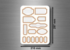 Sticker autocollant etiquette