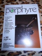 Revue Porphyre, préparateur