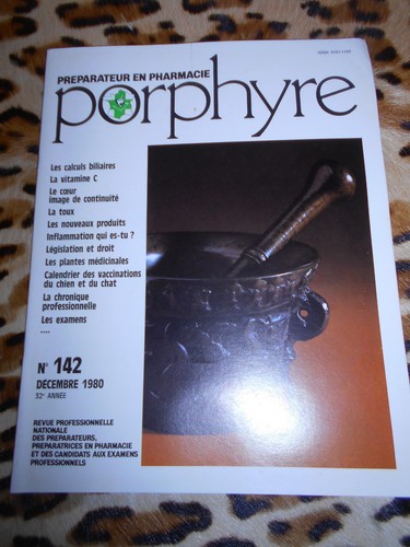 Revue porphyre préparateur - revue, porphyre,