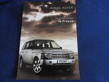 catalogue range rover ce qu'en pense la presse 2004