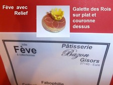 FEVE  avec  RELIEF - GALETTE