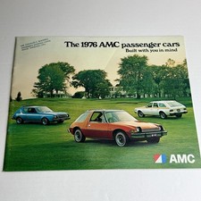 AMC 1976 PROGRAM / 36p brochure catalogue / PACER HORNET GREMLIN/ USA WIESBADEN!