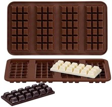 Moule Mini Tablette Chocolat Moulle Silicone Patisserie Anti-adhésif Moule po...