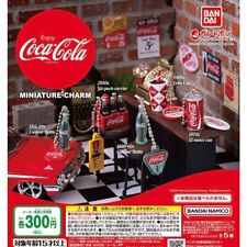 Charm miniature Coca Cola gacha all 5 types complete Capsule toys Japan Limited