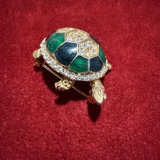 Broche Ancienne Métal Doré