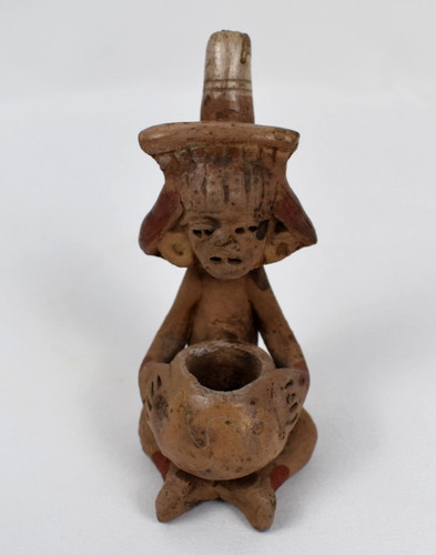 Ancienne pipe anthropomorphe - ancienne,