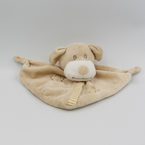 Doudou plat chien - , blanc