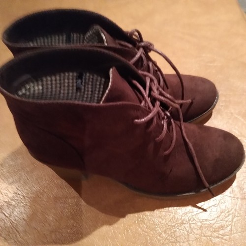Bottines femme daim couleur - bottines,