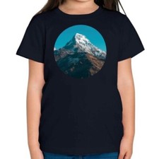 Himalaya Mountain Enfants T-Shirt Cadeau Nature Blur