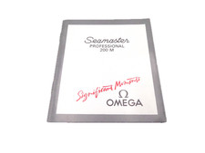 Notice booklet pour montre OMEGA Seamaster Professional 200M (1990's)