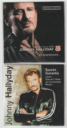 Johnny hallyday cd singles - -,