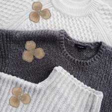 20pcs Broderie Patchs Point de