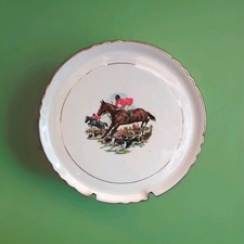 grand plat décor chasse en